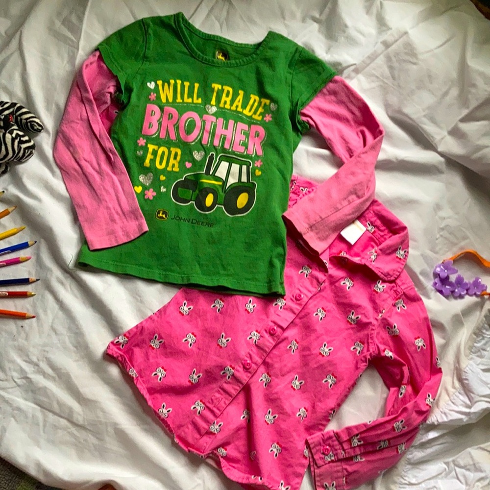 Two Size 5 Long Sleeve Tops